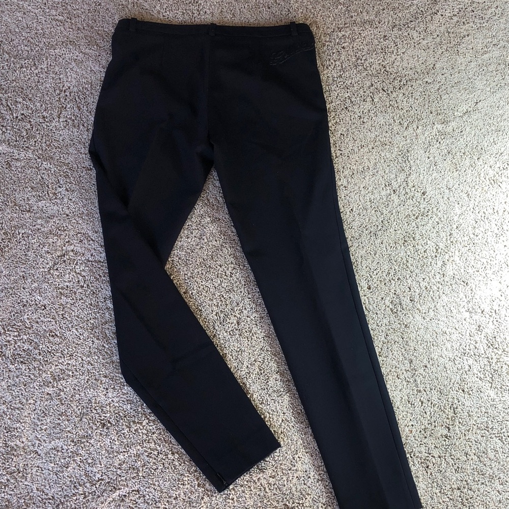 Gucci Women's Black Quiet Luxury Trousers with Zip Pocket, Size 4-6 (US) - Picture 8 of 12